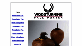 What Paulporterwoodturning.com website looked like in 2017 (6 years ago)