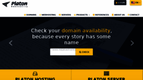 What Platontech.com website looked like in 2017 (6 years ago)