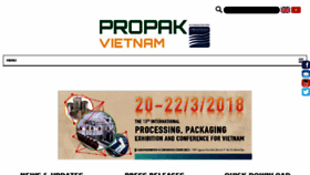 What Propakvietnam.com website looked like in 2017 (6 years ago)
