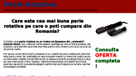 What Perierotativa.ro website looked like in 2017 (6 years ago)