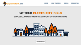 What Payelectricitybills.com website looked like in 2017 (6 years ago)