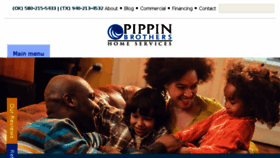 What Pippinbrothers.com website looked like in 2017 (6 years ago)
