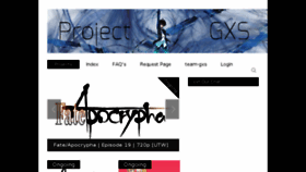What Project-gxs.com website looked like in 2017 (6 years ago)