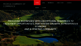 What Peoriachamber.com website looked like in 2017 (6 years ago)