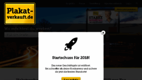 What Plakat-verkauft.de website looked like in 2017 (6 years ago)