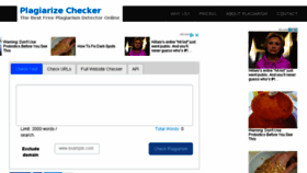 What Plagiarizechecker.com website looked like in 2017 (6 years ago)
