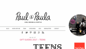 What Pauletpaula.com website looked like in 2017 (6 years ago)