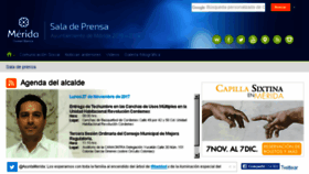 What Prensa.merida.gob.mx website looked like in 2017 (6 years ago)