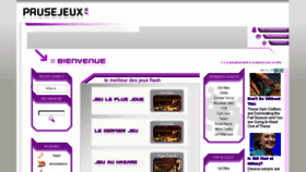 What Pausejeux.fr website looked like in 2017 (6 years ago)
