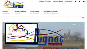 What Pugnac.fr website looked like in 2017 (6 years ago)