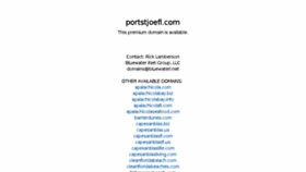 What Portstjoefl.com website looked like in 2017 (6 years ago)