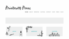What Printerettepress.com website looked like in 2017 (6 years ago)