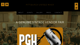 What Pghvintagemixer.com website looked like in 2017 (6 years ago)