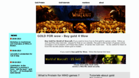 What Protein-gold.com website looked like in 2017 (6 years ago)