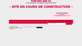 What Parfumsandco.com website looked like in 2017 (6 years ago)