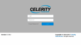 What Portal.celeritytelecom.com website looked like in 2017 (6 years ago)