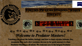 What Predatormastersforums.com website looked like in 2017 (6 years ago)