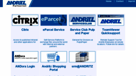 What Partnernet.andritz.com website looked like in 2017 (6 years ago)