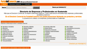 What Portaldelcomercio.com website looked like in 2017 (6 years ago)