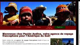 What Pasionandina.com website looked like in 2017 (6 years ago)