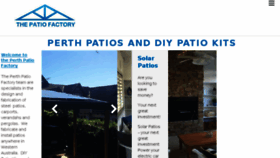 What Patiofactory.com.au website looked like in 2017 (6 years ago)