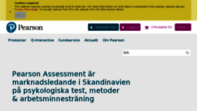 What Pearsonassessment.se website looked like in 2017 (6 years ago)
