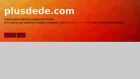 What Plusdede.com website looked like in 2017 (6 years ago)