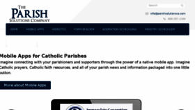 What Parishsolutionsco.com website looked like in 2017 (6 years ago)
