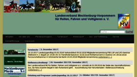 What Pferdesportverband-mv.de website looked like in 2017 (6 years ago)