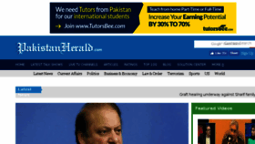 What Pakistanherald.com website looked like in 2017 (6 years ago)