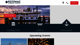 What Potomacriverboatco.com website looked like in 2017 (6 years ago)