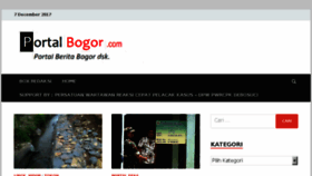 What Portalbogor.com website looked like in 2017 (6 years ago)