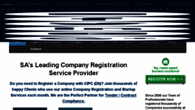 What Ptycompanyregistration.co.za website looked like in 2017 (6 years ago)