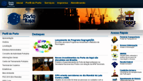 What Portoitajai.com.br website looked like in 2017 (6 years ago)