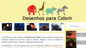 What Pintarcolorir.com.br website looked like in 2017 (6 years ago)
