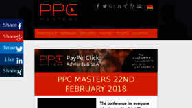 What Ppcmasters.de website looked like in 2017 (6 years ago)