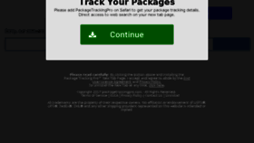 What Packagetrackingpro.com website looked like in 2017 (7 years ago)