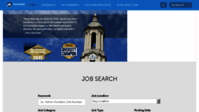 What Psu.jobs website looked like in 2017 (6 years ago)