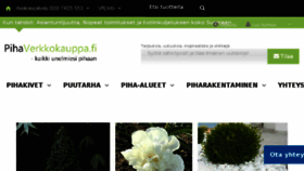 What Pihaverkkokauppa.fi website looked like in 2017 (6 years ago)