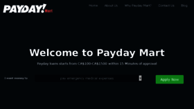 What Paydaymart.ca website looked like in 2017 (6 years ago)