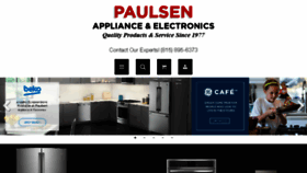 What Paulsenappliance.com website looked like in 2017 (6 years ago)