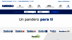 What Pandero.com.pe website looked like in 2017 (6 years ago)