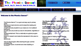 What Phonicsdance.com website looked like in 2017 (6 years ago)