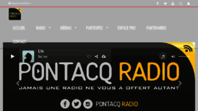 What Pontacq-radio.fr website looked like in 2017 (6 years ago)
