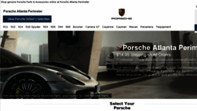What Porscheatlantaperimeterparts.com website looked like in 2017 (6 years ago)