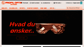 What Profiloptik.dk website looked like in 2017 (8 years ago)