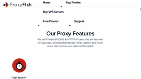 What Proxyfish.com website looked like in 2017 (6 years ago)