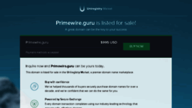What Primewire.guru website looked like in 2017 (6 years ago)