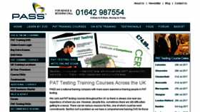 What Pat-testing-course.com website looked like in 2017 (6 years ago)