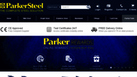 What Parkersteel.co.uk website looked like in 2017 (6 years ago)